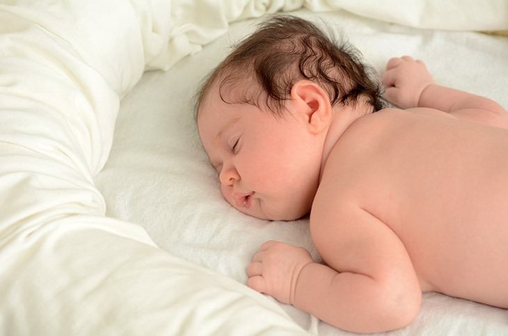 Place baby in the correct sleeping posture